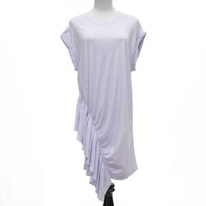Current/Elliott Lavender Pacific Avenue Linen Blend T-Shirt Dress Size Large